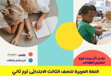اللغة العربية للصف الثالث الابتدائي