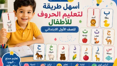 أسهل طريقة لتعلم الحروف للأطفال