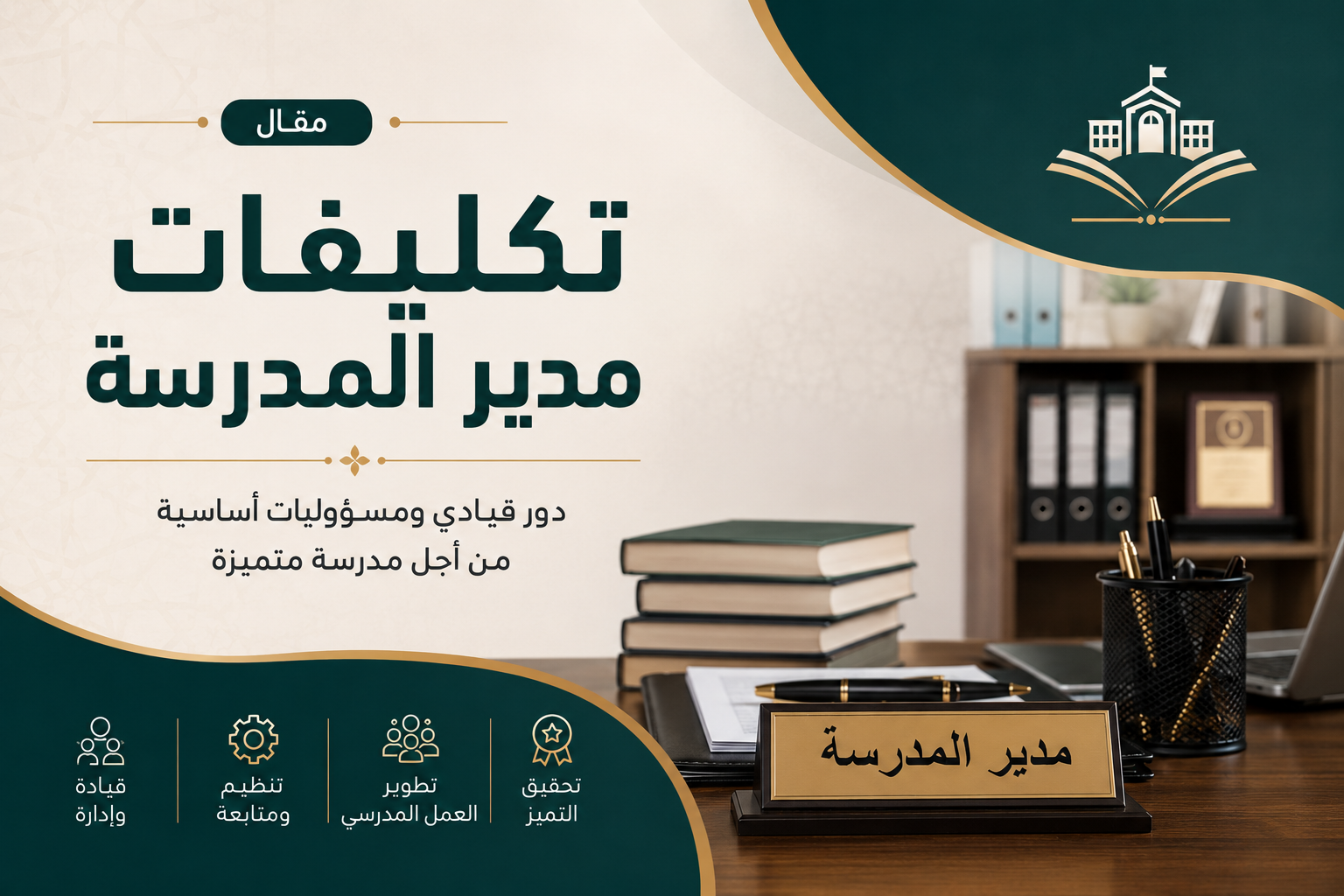 صورة غلاف تكليفات مدير المدرسة