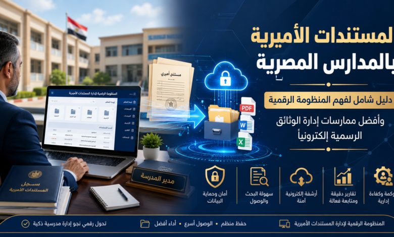 المستندات الاميرية للمدارس المصرية