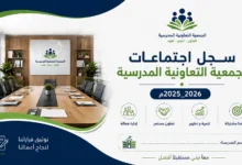سجل الجمعية التعاونية