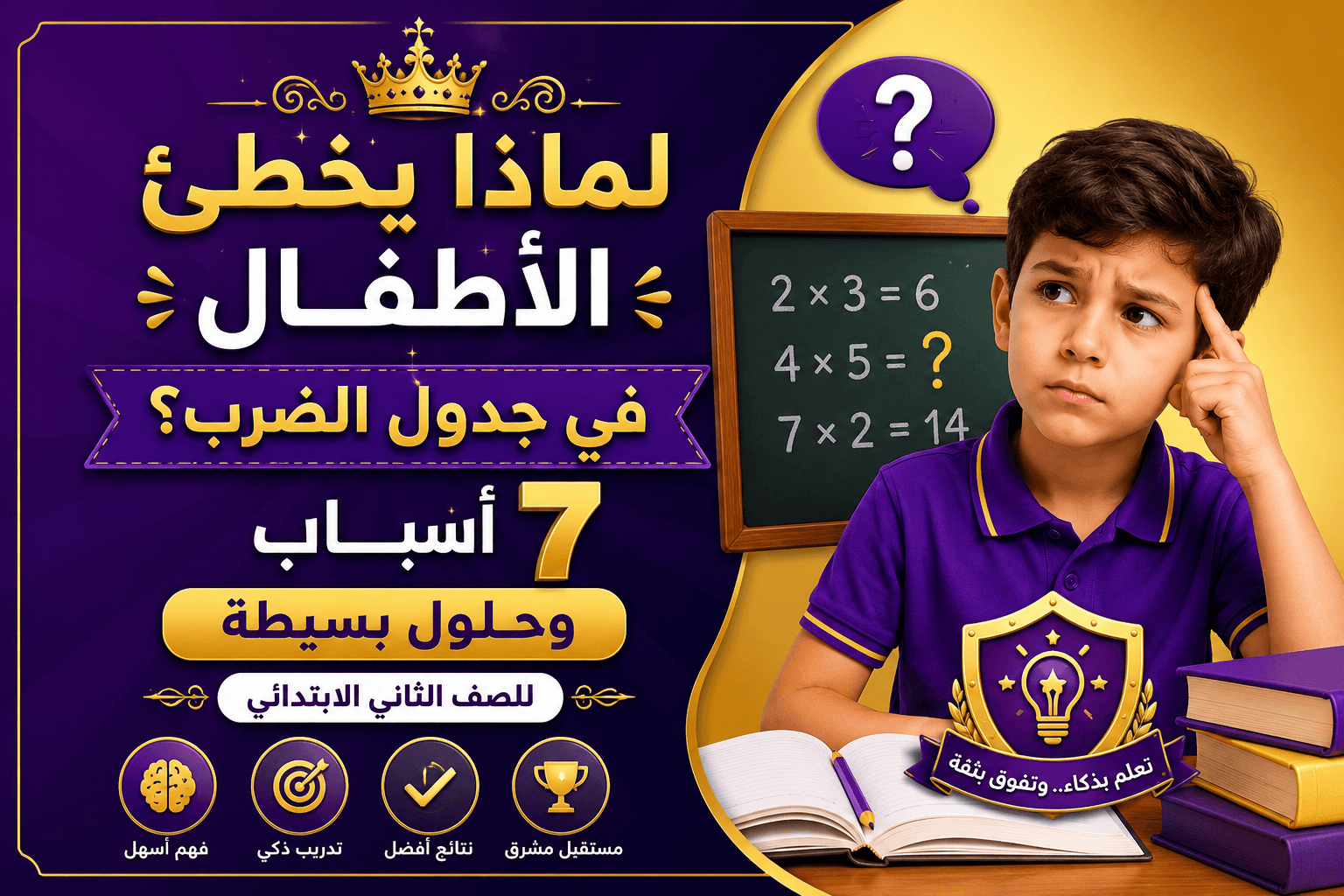 لماذا يخطئ الأطفال في جدول الضرب