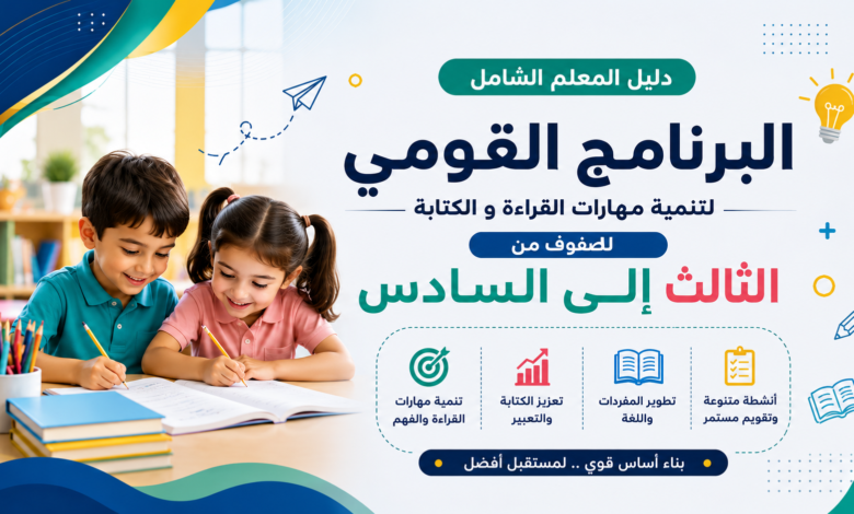 البرنامج القومي لتنمية مهارات القراءة و الكتابة للصفوف من الثالث إلى السادس