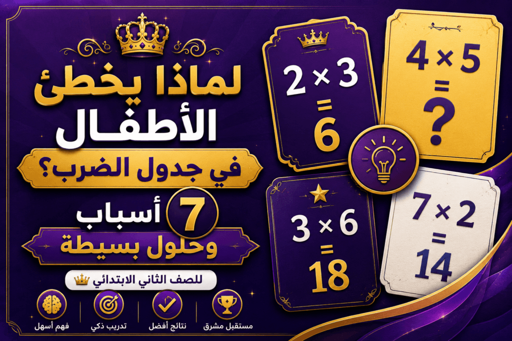 لماذا يخطئ الأطفال في جدول الضرب